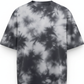 Women's Tie Dye Oversized T-Shirt - White & Black