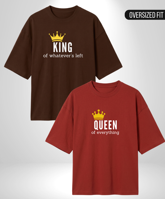 King x Queen Oversized T-Shirts