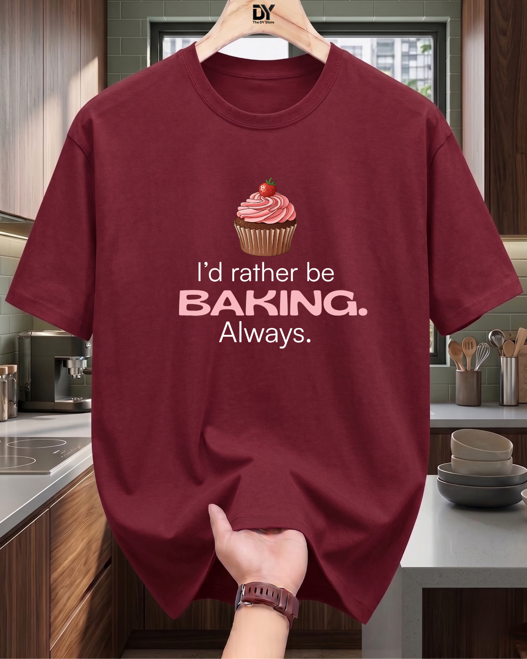 I'd rather be Baking T-Shirt
