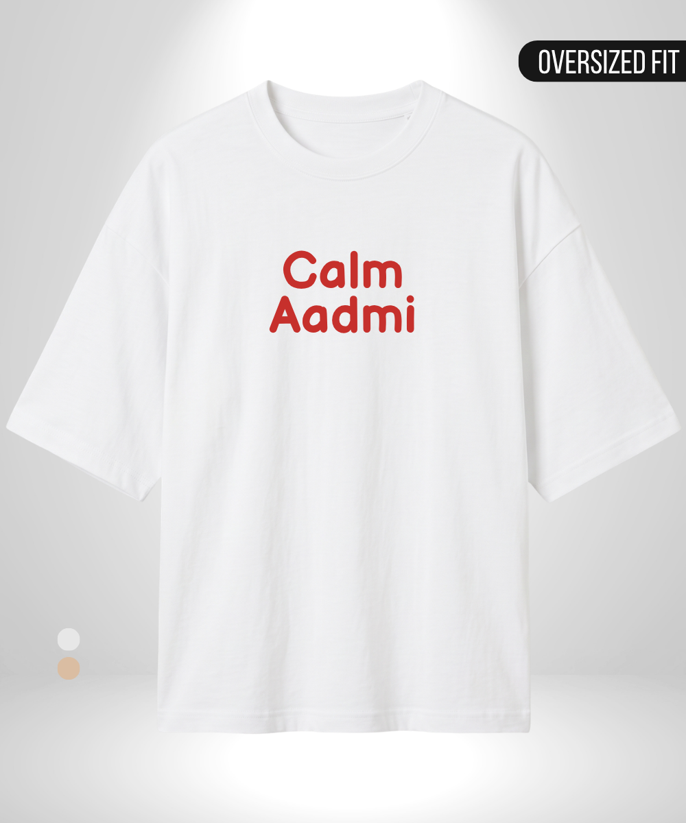 Calm Aadmi x Kaleshi Aurat Oversized T-Shirts