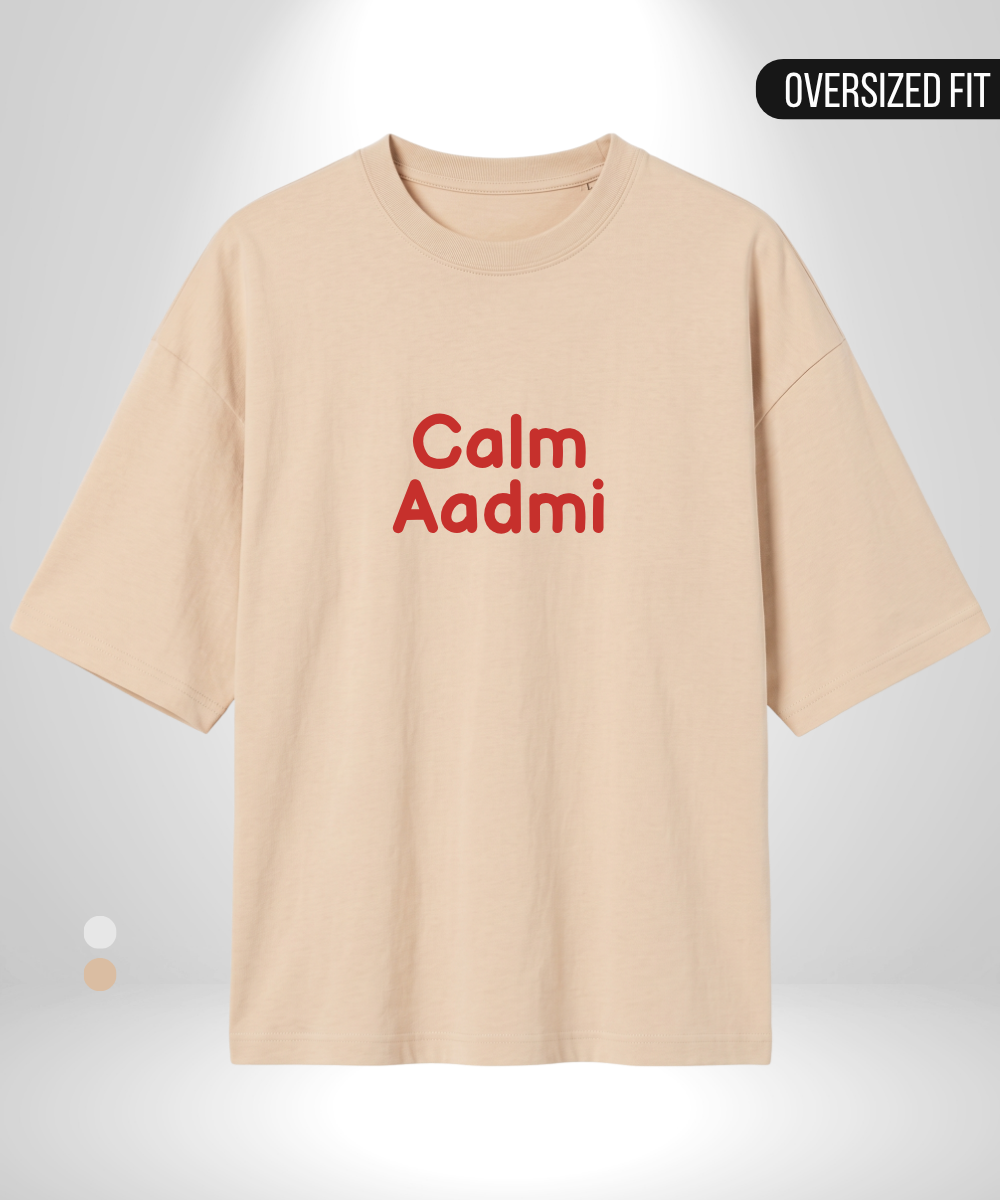 Calm Aadmi x Kaleshi Aurat Oversized T-Shirts