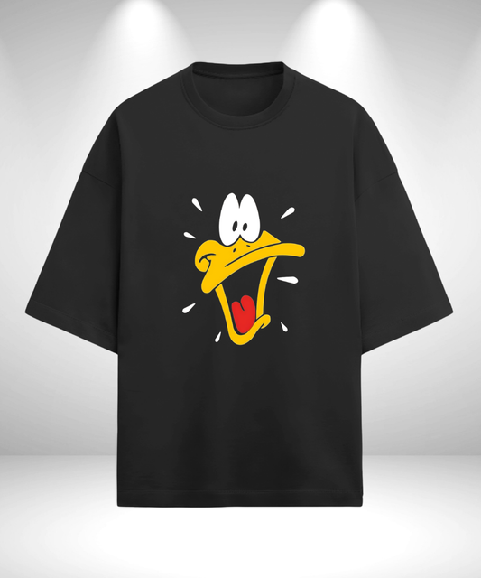 Daffy Duck Oversized T-Shirt - Black