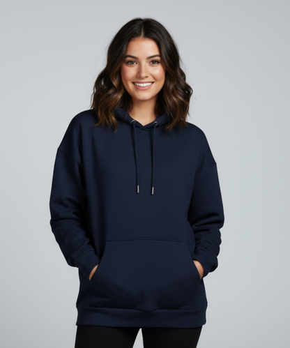 Women's Oversized Hoodie - Navy