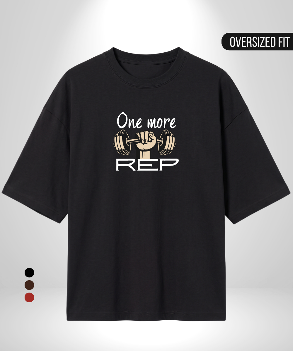 One more Rep Oversized T-Shirt