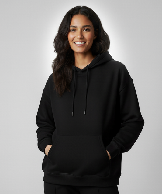 Women's Oversized Hoodie - Black