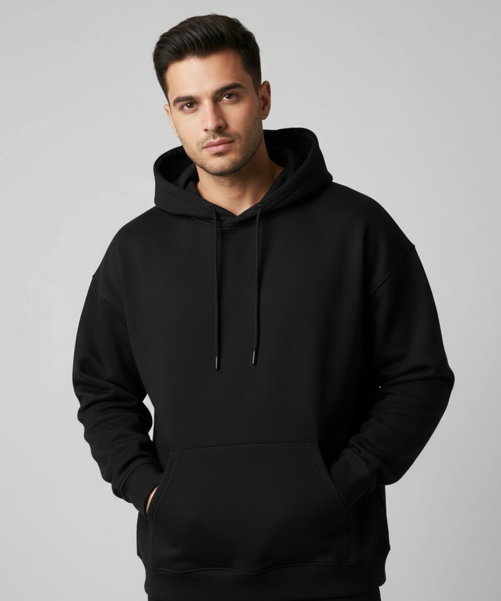 Unisex Oversized Hoodie - Black