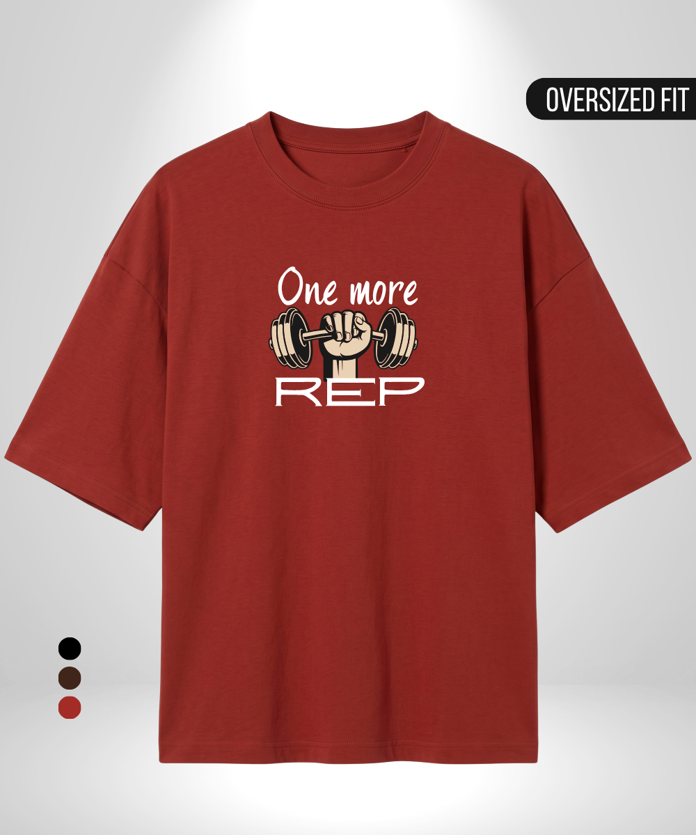 One more Rep Oversized T-Shirt