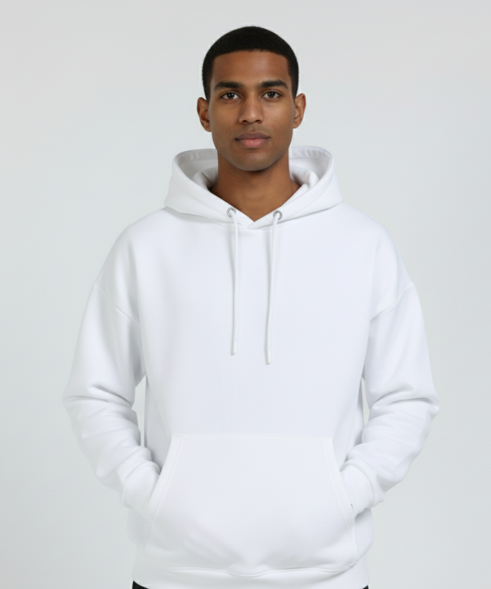 Men's Oversized Hoodie - White