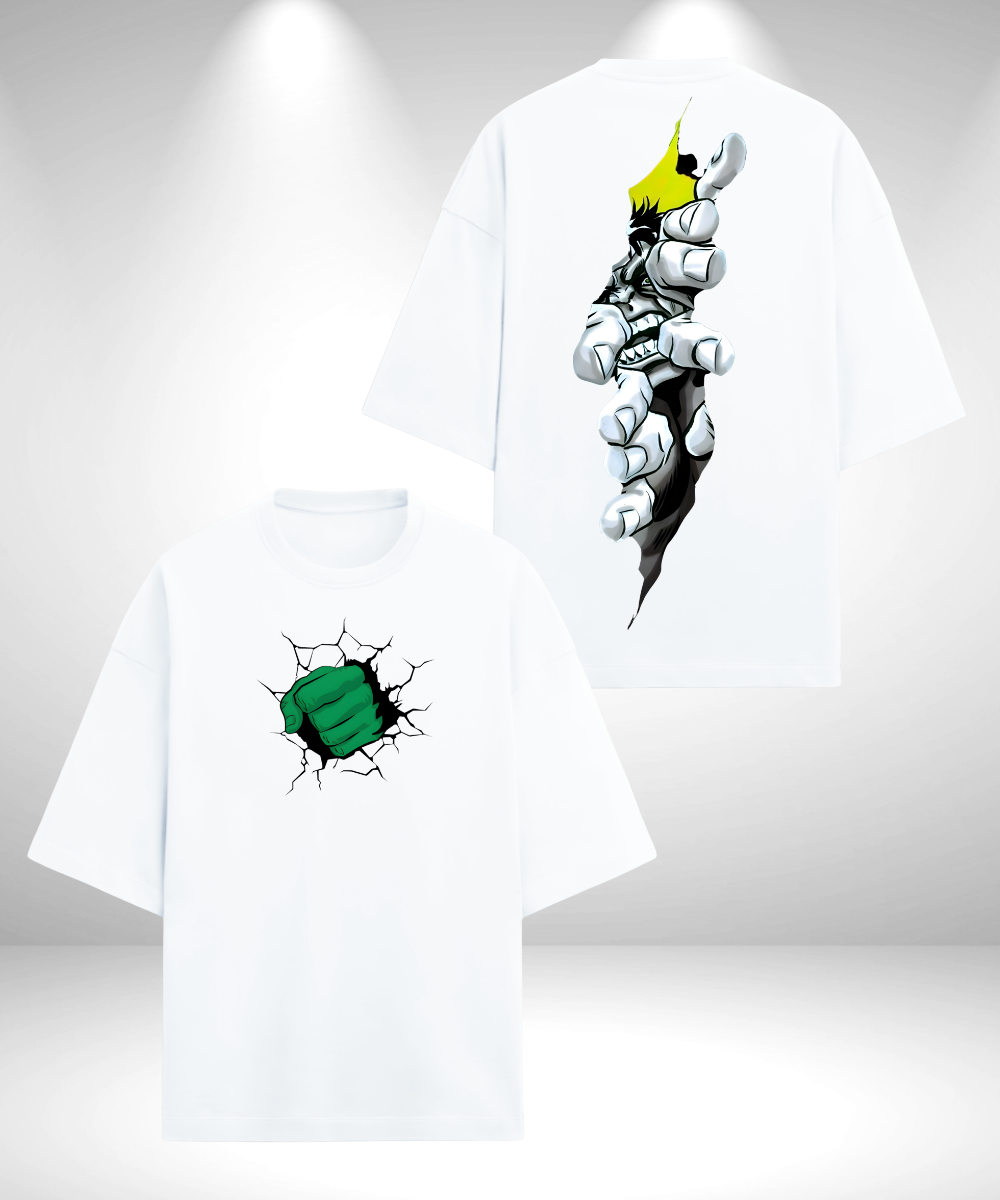 Hulk Oversized T-Shirt - White