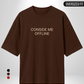 Consider me Offline Oversized T-Shirt