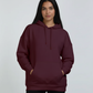 Unisex Oversized Hoodie - Maroon