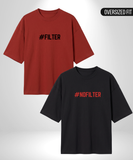 #Filter x #NoFilter Oversized T-Shirts