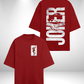 Joker Oversized T-Shirt - Red