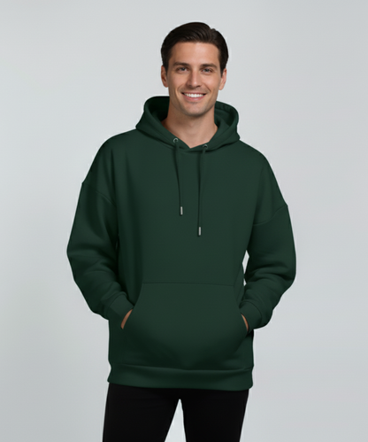 Men's Oversized Hoodie - Green