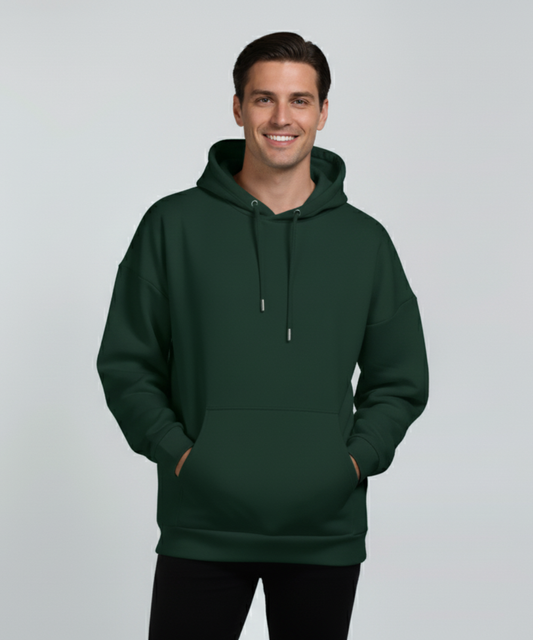 Men's Oversized Hoodie - Green