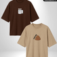 Paper roll x Poop Oversized T-Shirts
