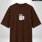 Paper roll x Poop Oversized T-Shirts