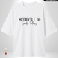 Wherever I go trouble follows x Trouble Oversized T-Shirt