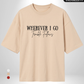 Wherever I go trouble follows x Trouble Oversized T-Shirt