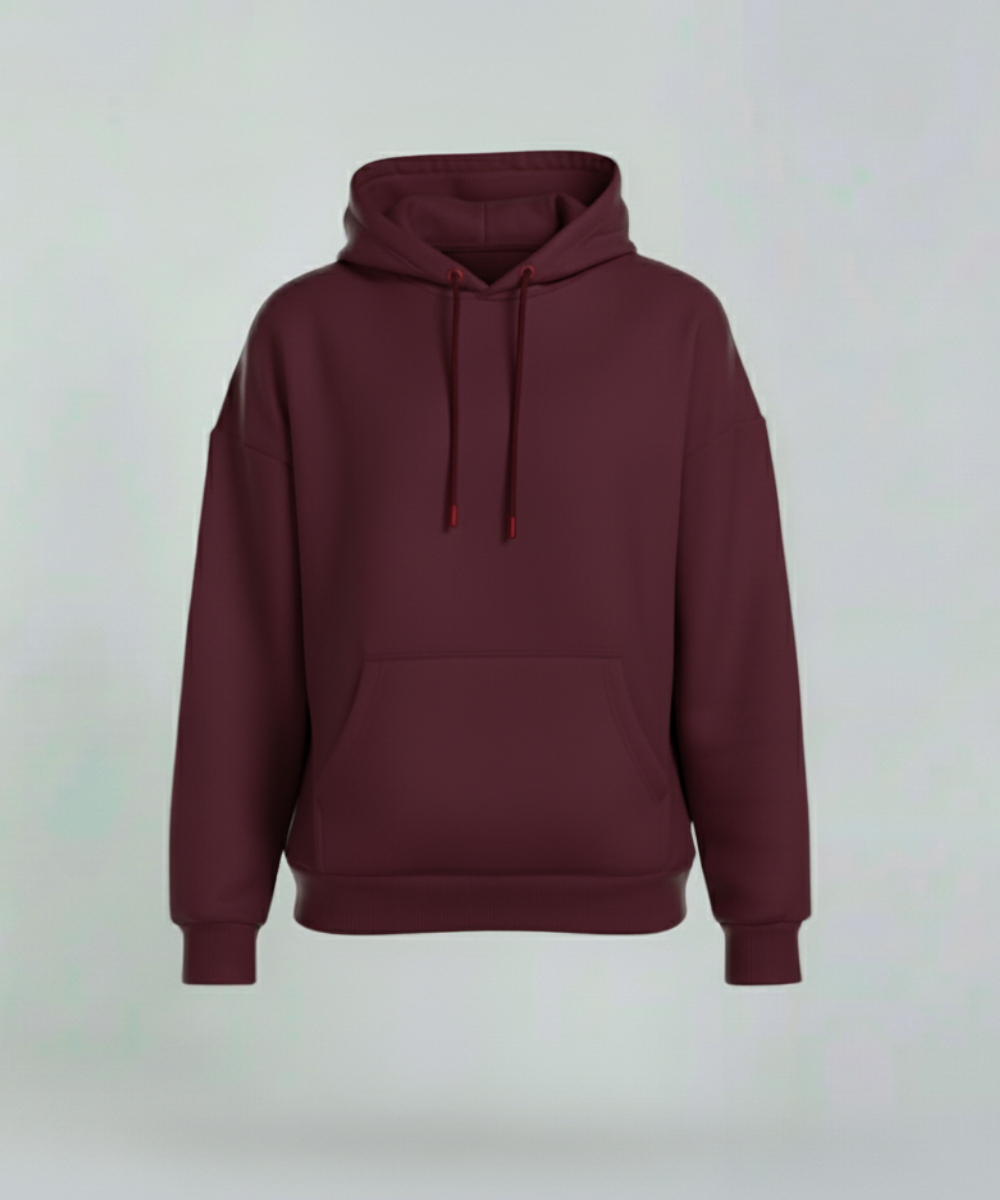 Unisex Oversized Hoodie - Maroon