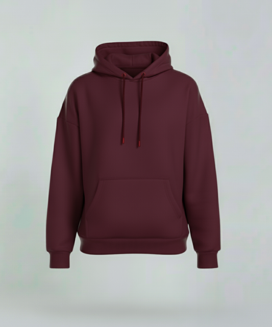 Unisex Oversized Hoodie - Maroon