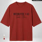 Wherever I go trouble follows x Trouble Oversized T-Shirt