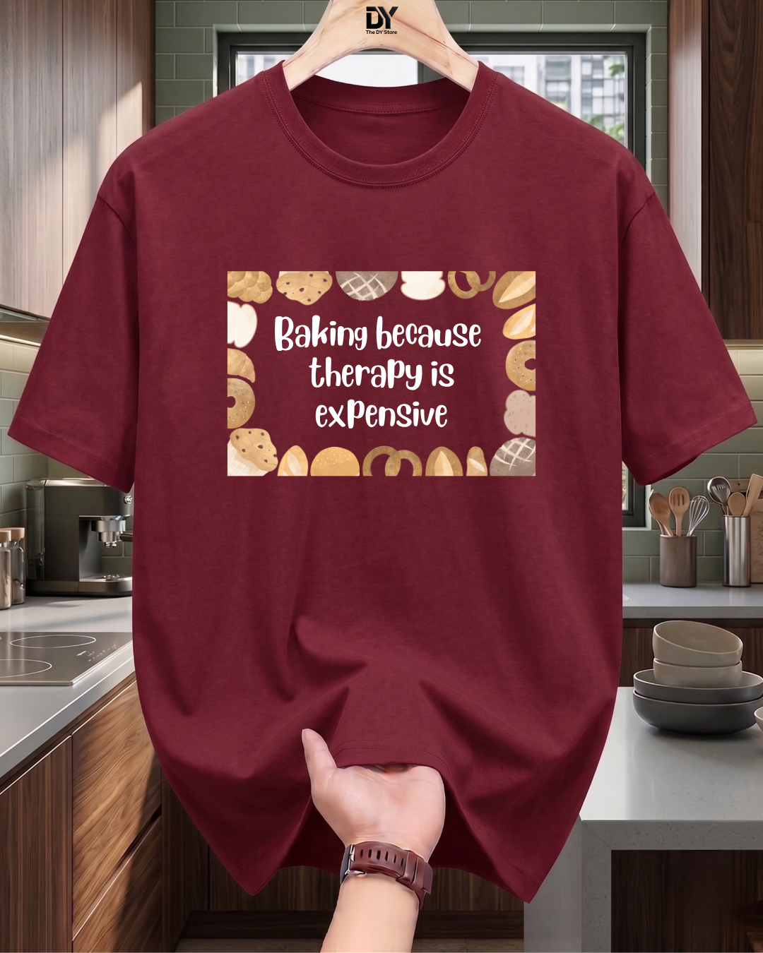 Baking because Therapy is Expensive T-Shirt