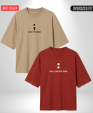 Our Stories x Will never end Oversized T-Shirts