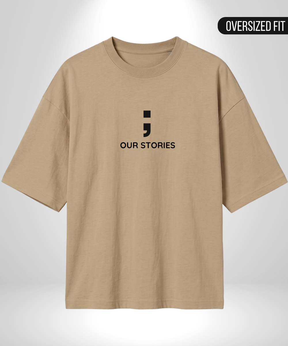 Our Stories x Will never end Oversized T-Shirts