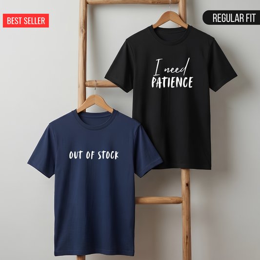 I need Patience x Out of Stock T-Shirts