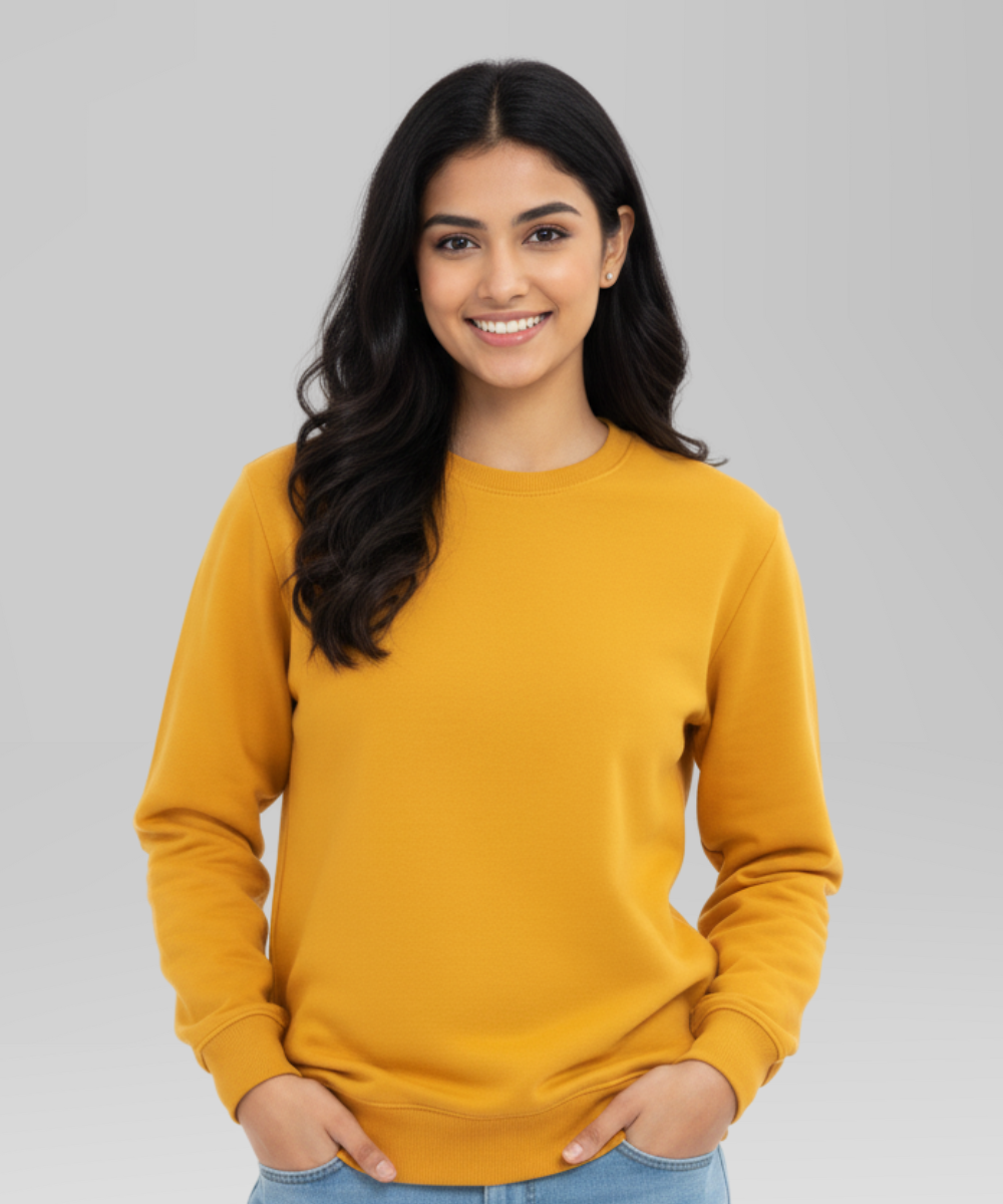 Unisex Sweatshirt - Mustard Yellow