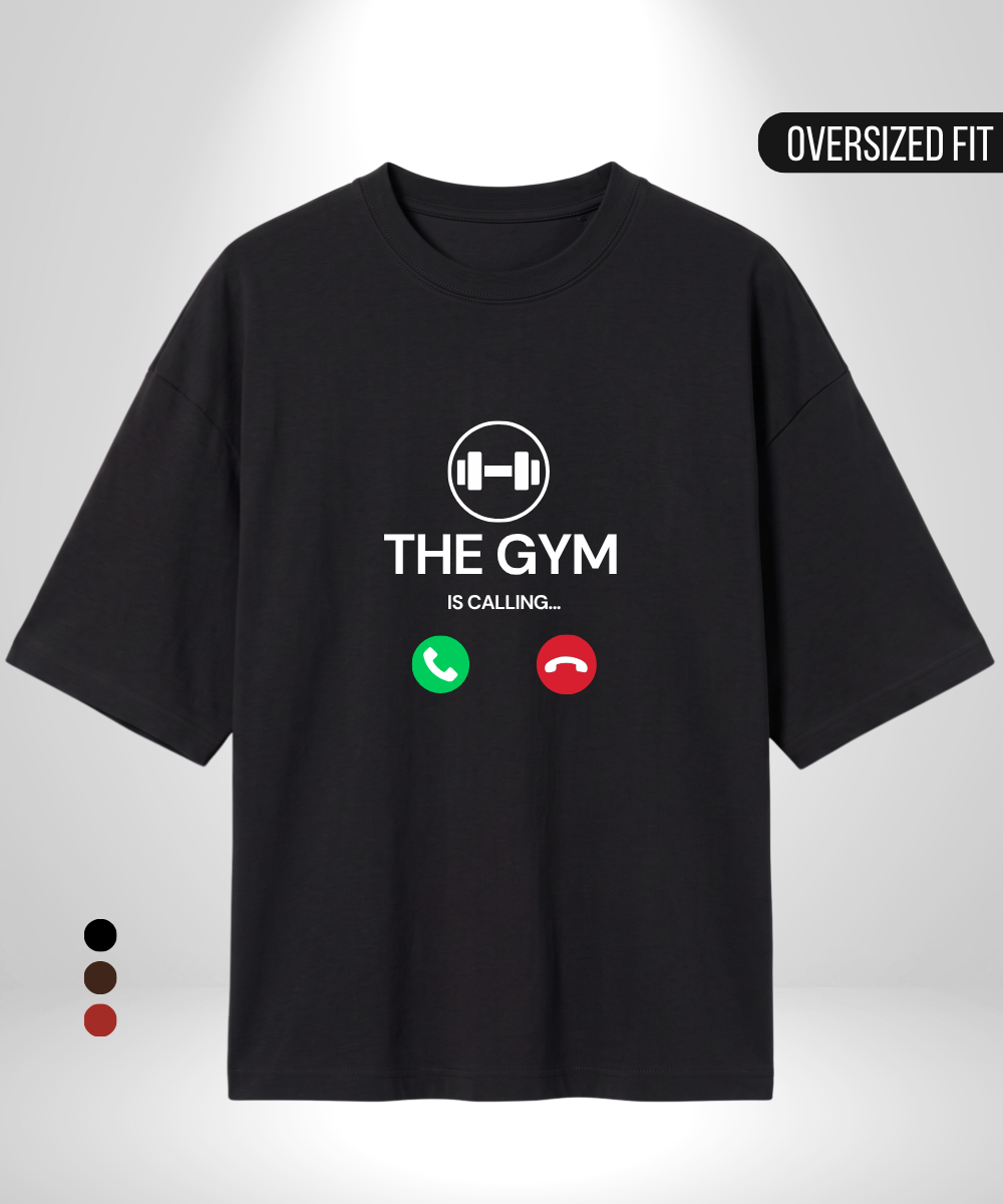 Gym Calling Oversized T-Shirt