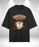Looney Tunes Taz Oversized T-Shirt - Black