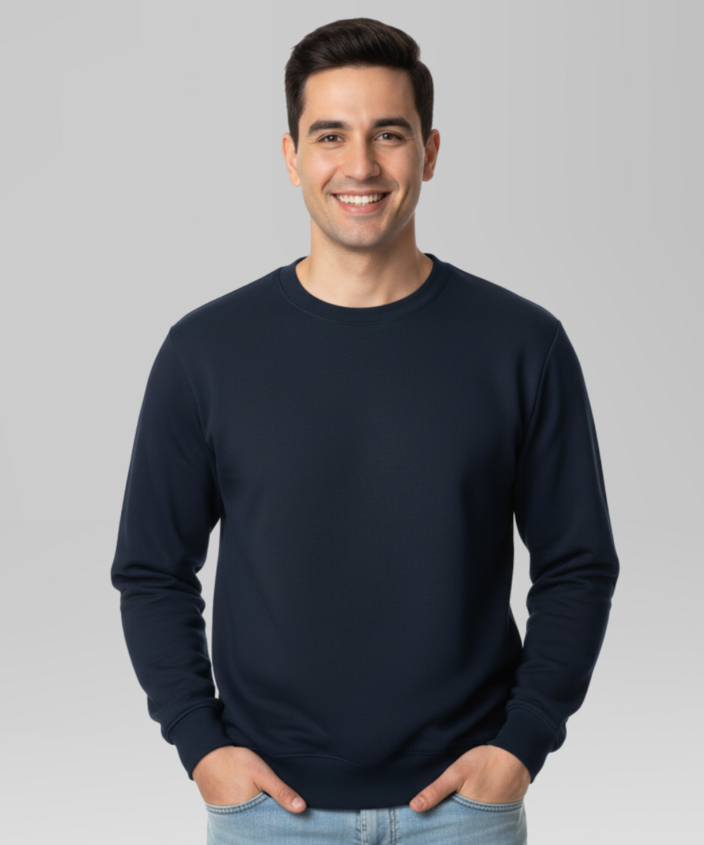 Men's Sweatshirt - Navy Blue