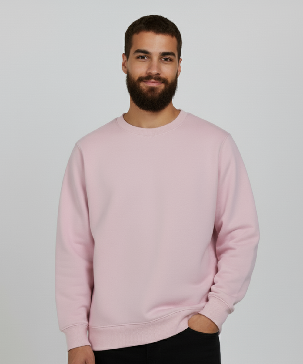 Unisex Sweatshirt - Baby Pink