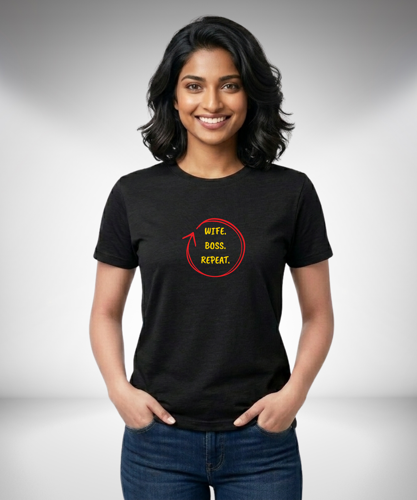 Wife Boss Repeat T-Shirt