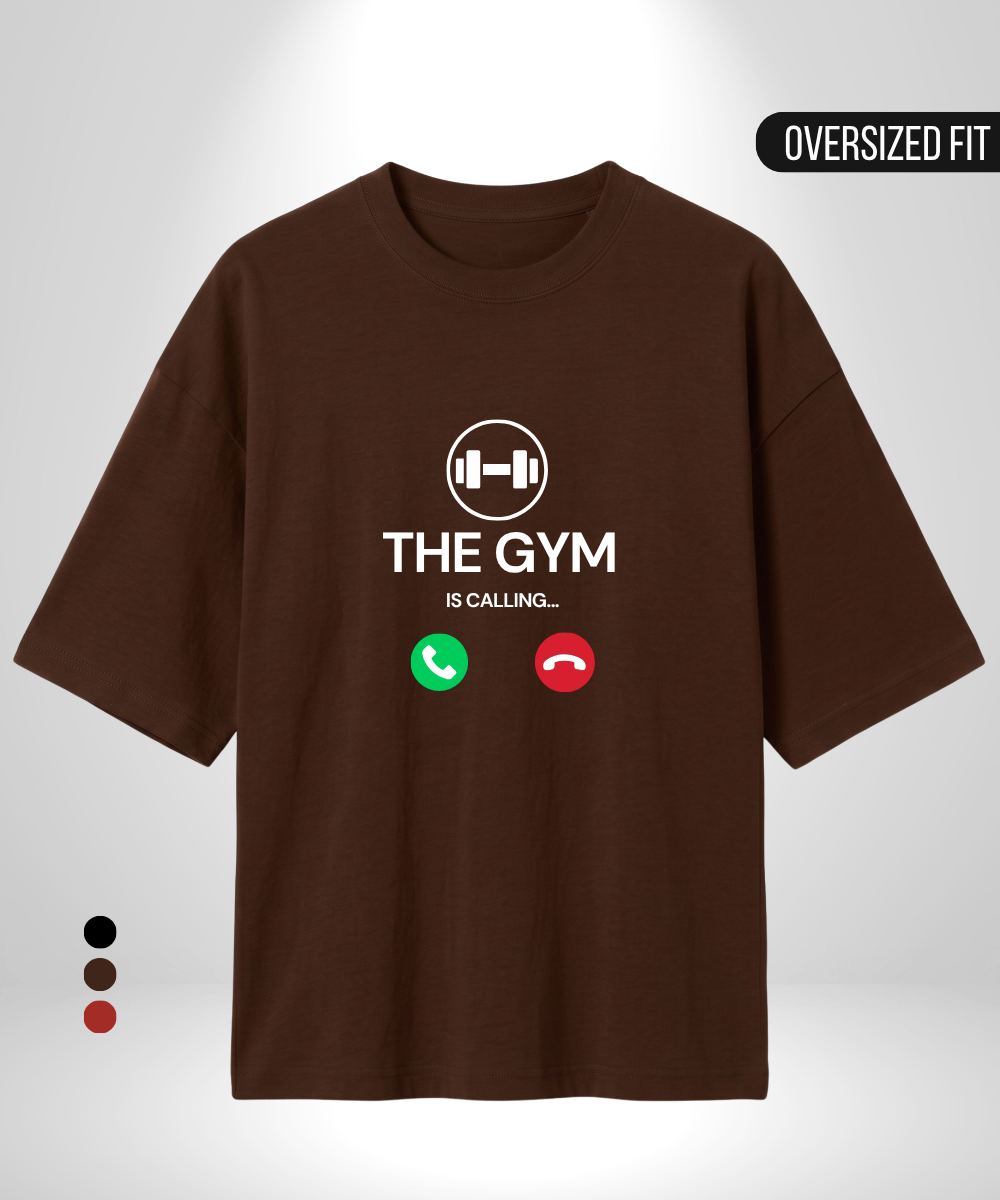 Gym Calling Oversized T-Shirt