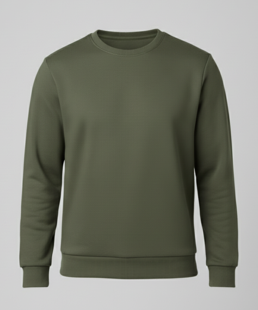 Unisex Sweatshirt - Olive Green