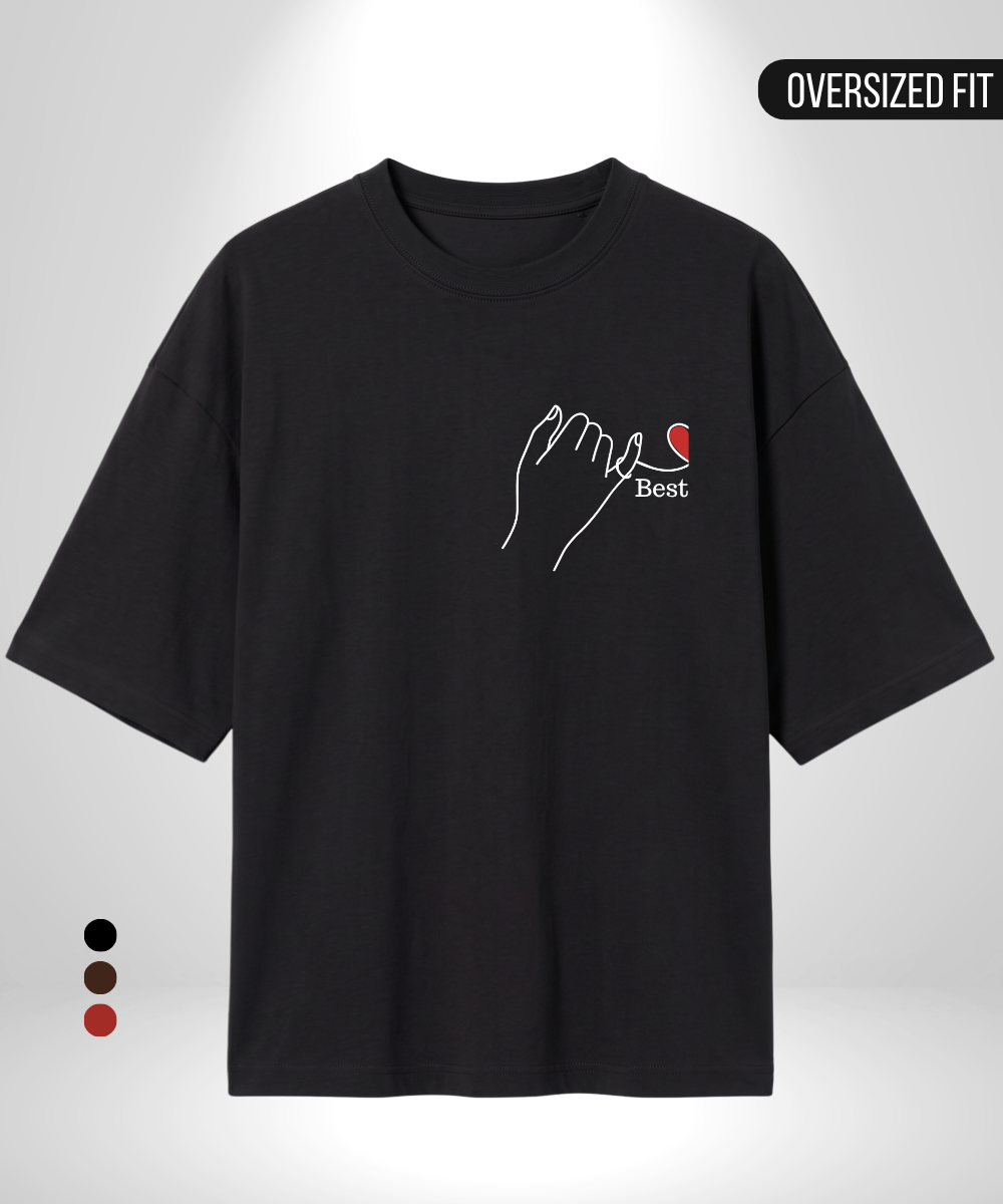 Best Heart x Friends Heart Oversized T-Shirt