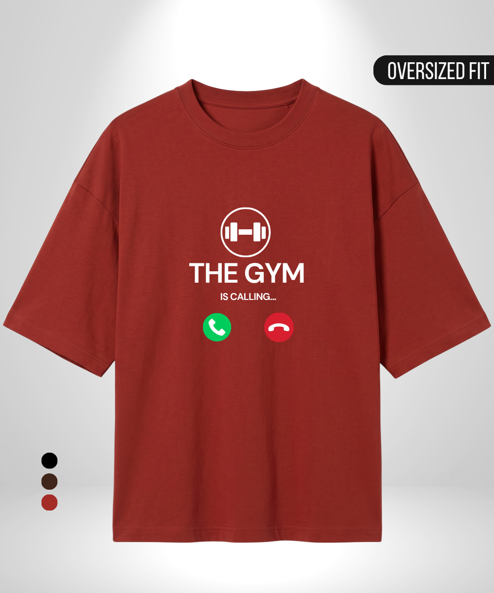 Gym Calling Oversized T-Shirt