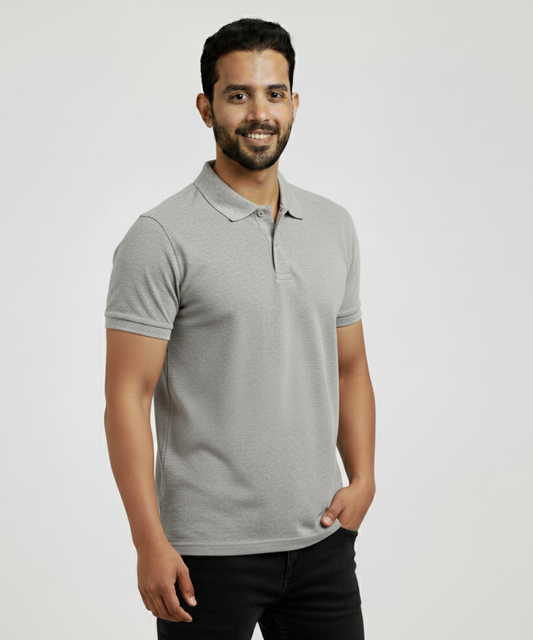 Men's Polo - Grey