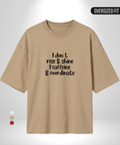I Caffeine and Coordinate Oversized T-Shirt