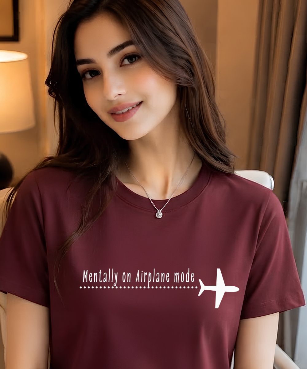 Mentally on Airplane Mode T-Shirt